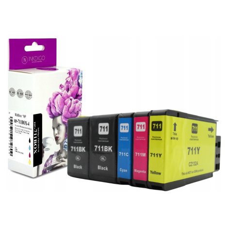 5x Inkoust Inkdigo pro Hp Designjet T120 T520 CZ133A