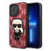 Karl Lagerfeld hard silikonovýobal iPhone 13 PRO 6.1" Red Monogram Ikonik