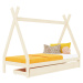 Benlemi Rostoucí dětská postel SWITCH 2v1 ve tvaru teepee s úložným šuplíkem Zvolte barvu: Námoř
