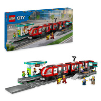 LEGO® City 60423 Tramvaj a zastávka v centru města