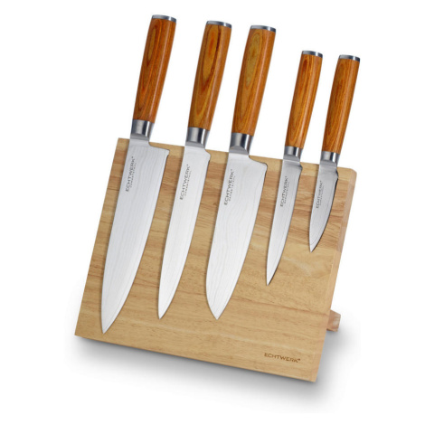 Hnědé kuchyňské nože