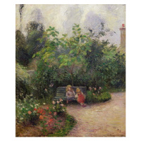 Obrazová reprodukce A Corner of the Garden at the Hermitage, Pontoise, Camille Pissarro, 33.3 × 