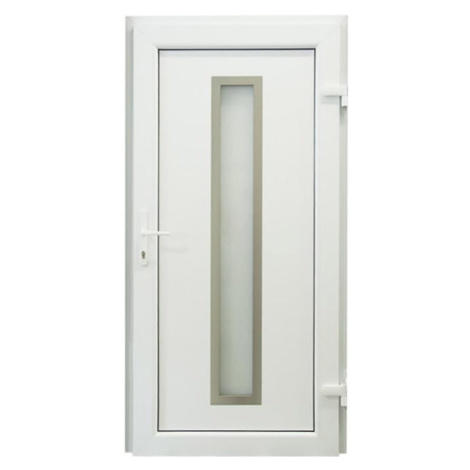 Vchodové dveře COLOMBO D13 90P 98x198x7 bílý BAUMAX