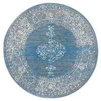 Modrý kulatý koberec ø 160 cm Méridional - Hanse Home