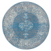 Modrý kulatý koberec ø 160 cm Méridional - Hanse Home