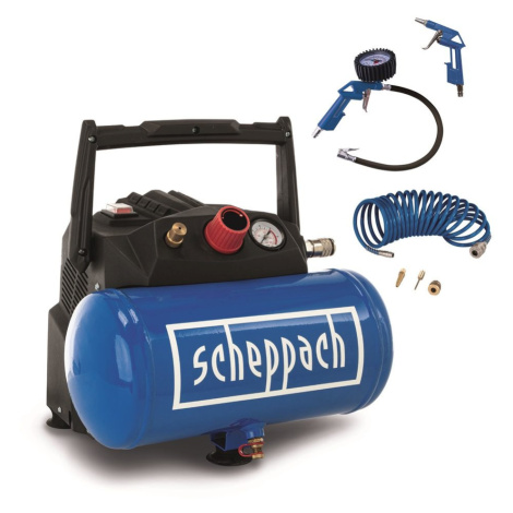Elektrický bezolejový kompresor Scheppach HC 06