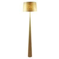 Aluminor Stojací lampa Totem LS z kovu, dřevěná dýha