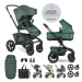 EASYWALKER Kočárek kombinovaný Jimmey Pine Green XXL AIR + RWS