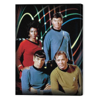 Obraz na plátně Star Trek - Kirk, Spock, Uhura & Bones, 2 - 60x80 cm