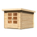 Dřevěný domek KARIBU BASTRUP 4 (73286) natur LG2836