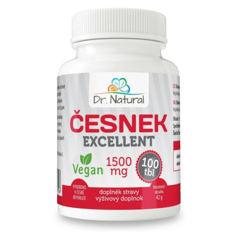 Dr.Natural Česnek Excellent 1500 mg, 100 tbl. Dr. Natural