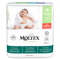 MOLTEX Pure&Nature Kalhotky plenkové jednorázové 4 Maxi (7-12 kg) 22 ks