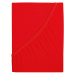 B.E.S. - Petrovice, s.r.o. Prostěradlo Jersey česaná bavlna MAKO - Červená Rozměr: 200 x 200