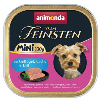 animonda vom Feinsten Mini drůbež, losos a kopr 32 × 100 g