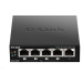 D-Link DGS-1005P 5-port Gigabit Desktop PoE+ Switch, 4 porty jsou PoE+, PoE budget 60W