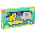 Orange Tree Toys Dřevěné mini puzzle - Zvířata džungle