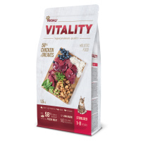 Akinu VITALITY granule pro sterilované kočky kuřecí 1,5 kg