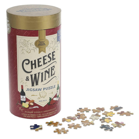 Ridley's Games Puzzle pro milovníky sýrů a vína 500 dílků