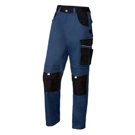 PARKSIDE PERFORMANCE® Pánské profesionální pracovní kalhoty (adult#male, 54, modrá/černá)