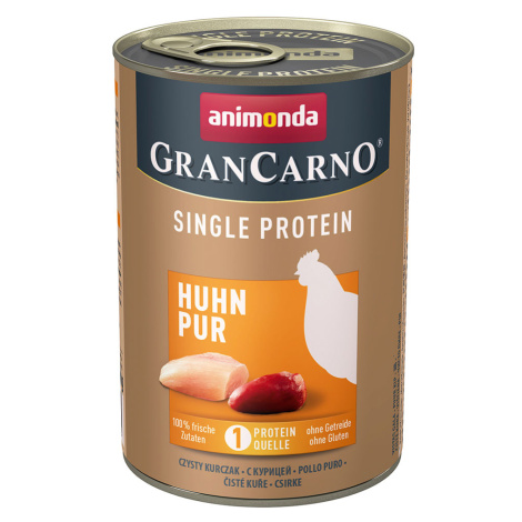 Animonda GranCarno Adult Single Protein 6 x 400 g - čisté kuřecí