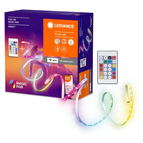 Ledvance- LED RGB Stmívatelný pásek SMART+ MAGIC FLEX 3m LED/15,5W/230V Wi-Fi+DO 4099854095115