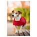 Vsepropejska Snowy zimní bunda „My friend“ pro psa Barva: Červená, Délka zad (cm): 34, Obvod hru