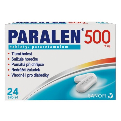 PARALEN 500MG neobalené tablety 24
