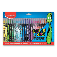 Fixy dětské MAPED Color'Peps Monster - 24 barev