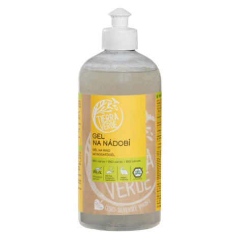 Tierra Verde Gel na nádobí BIO citron lahev 500ml