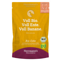 Herrmann's Bio-Selection 20 x 100 g - bio kachna s bio bramborami a bio banánovými čipsy