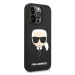 Karl Lagerfeld KLHCP14XSLKHBK hard silikonové pouzdro iPhone 14 PRO MAX 6.7" black Silicone Karl