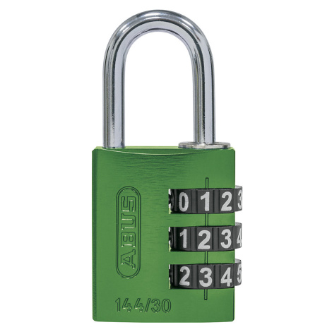 ABUS Hliníkový číslicový zámek, 144/30 Lock-Tag, bal.j. 6 ks, zelená