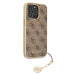 Guess 4G Charms Cover iPhone 13 Pro hnědý