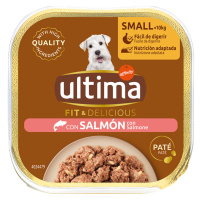 Ultima Fit & Delicious Paté Mini pro psy 22 × 150 g - losos