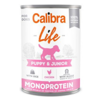 Calibra Life Calibra Dog Life Puppy&Junior konzerva kuře s rýží 400g