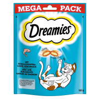 Dreamies Mix big pack, losos - Výhodné balení: 3 x 180 g