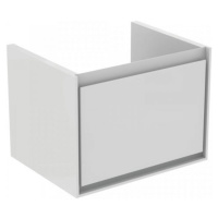 Koupelnová skříňka pod umyvadlo Ideal Standard Connect Air 53x40,9x40 cm bílá lesk/světle šedá m