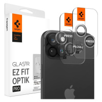 Spigen Glass tR EZ Fit Optik Pro 2 Pack tvrzené sklo na fotoaparát iPhone 15/15 Plus 14/14 Plus 