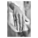 Fotografie Women hand with diamond ring. Wedding accessories, Kyrylo Matukhno, 26.7x40 cm