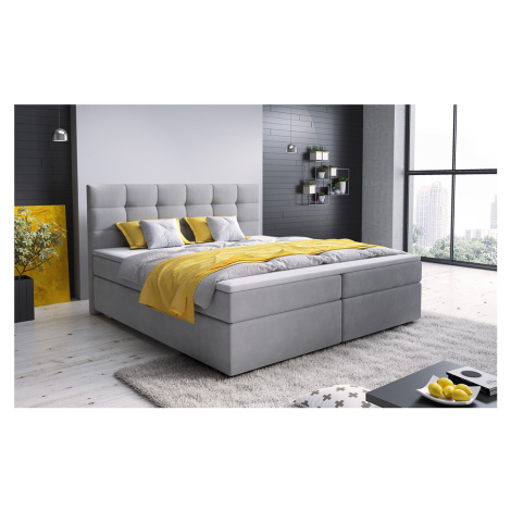 MSL Kontinentální čalouněná postel GLAM (180 x 200 cm) Barva látky: COSMIC 160
