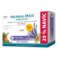 HerbalMed pastilky Dr.Weiss Šalvěj, ženšen, vitamin C 24+6