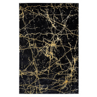 Kusový koberec ELITE 4355 black/gold 200x290 cm