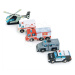 Dřevěná záchranářská vozidla Emergency Vehicles Tender Leaf Toys 5 druhů autíček