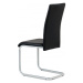 Jídelní židle BREMA — kov, ekokůže, šedá / více barev Bílá