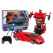 mamido  Auto Robot Transformers 2v1 na dálkové ovládání RC červený