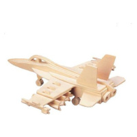 Woodcraft construction kit Dřevěné 3D puzzle STÍHAČKA hnědé