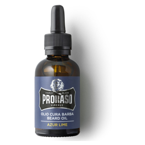 Proraso Beard Oil Azur Lime - ochranný olej na bradu s vůní limetek a pomerančů, 30 ml