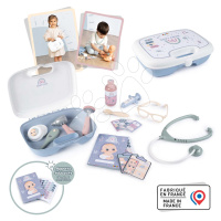 Kufřík s pečovatelskými potřebami Baby Care Briefcase Smoby pro miminko s 19 doplňky