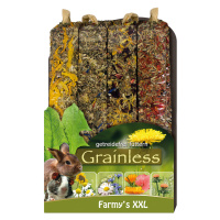 JR Farm Farmy's Grainless XXL tyčinky pro hlodavce - 2 x 4-kusové balení
