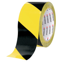 40202 označovací páska žlutá-černá 50mm x 33m